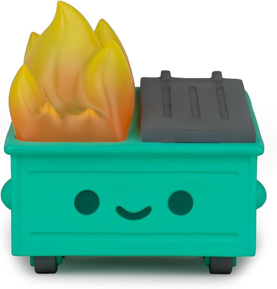 Dumpster Fire Night Light-Up Vinyl Figure