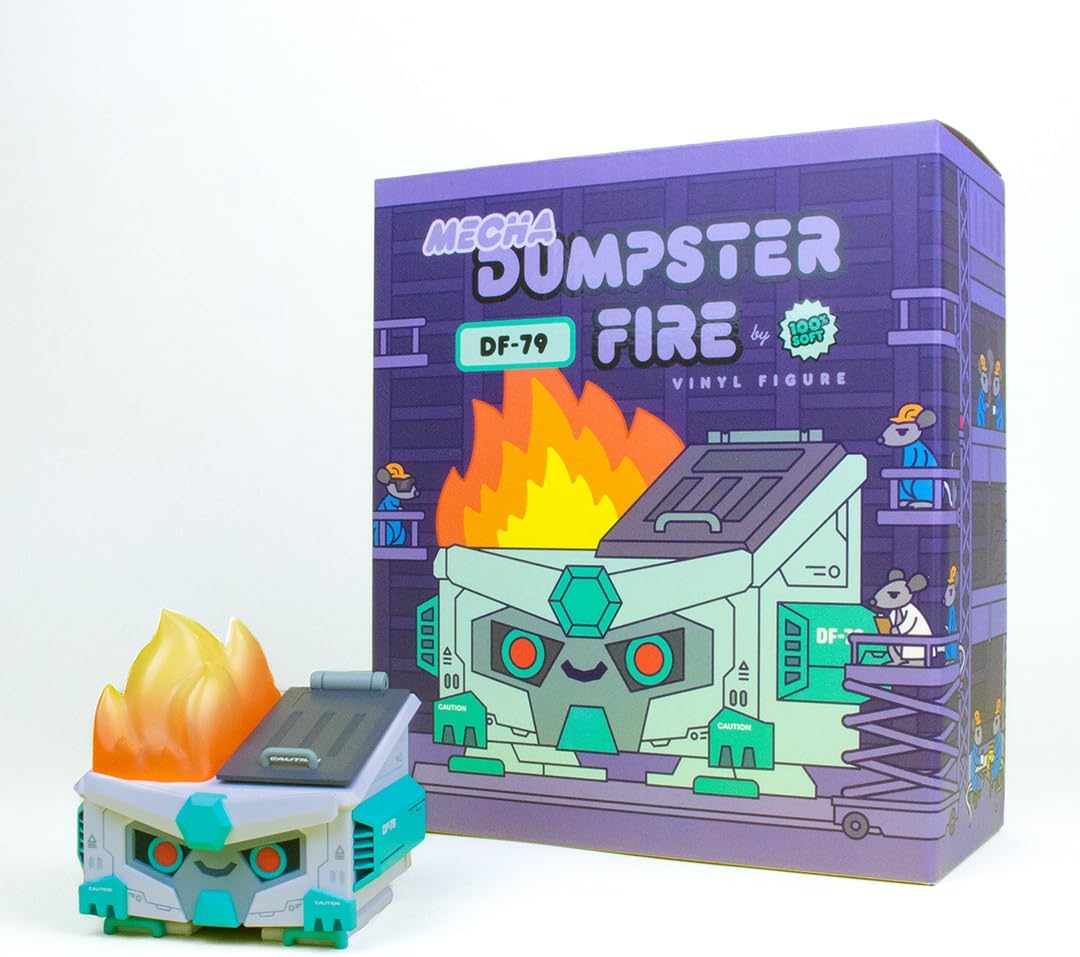 Mecha Dumpster Fire DF-79 Vinyl Figure