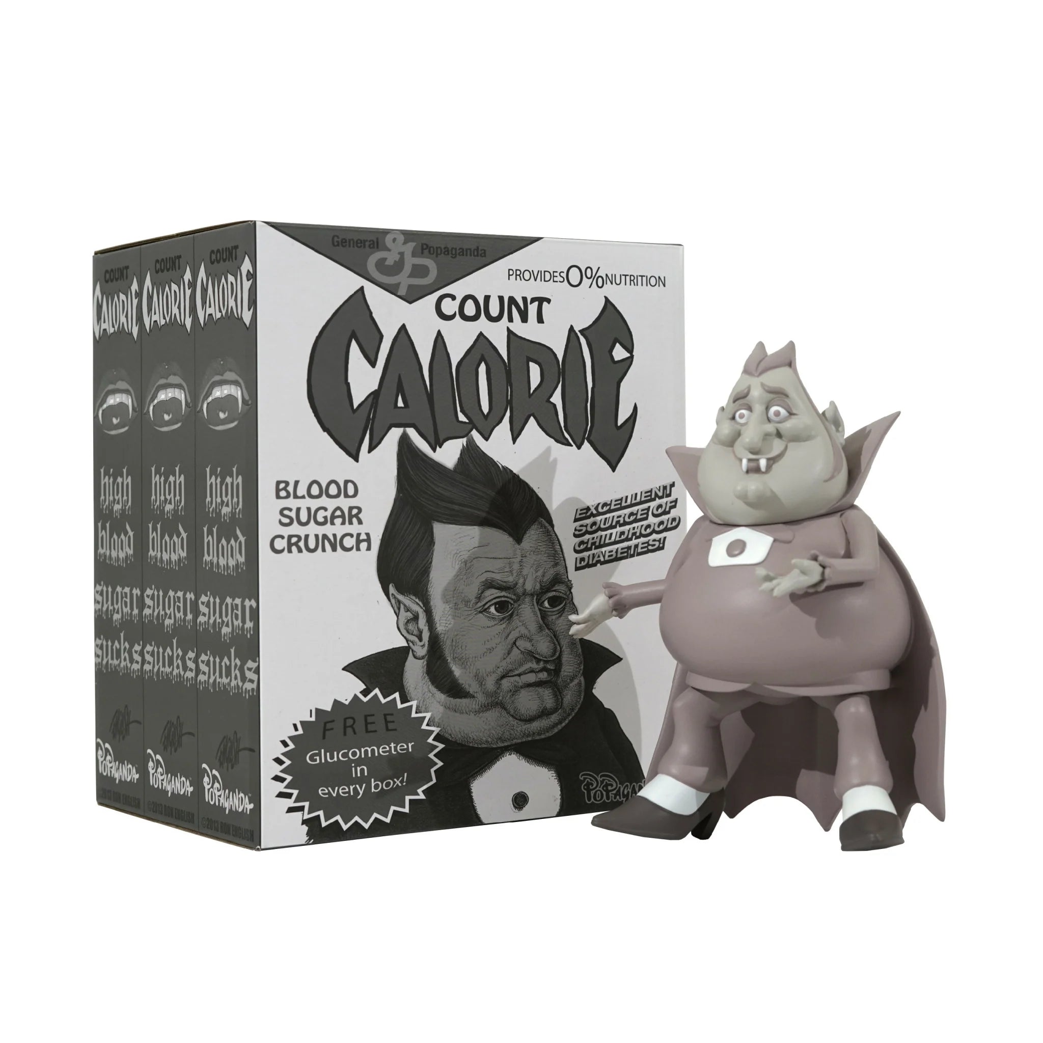 Ron English Count Calorie Monotone